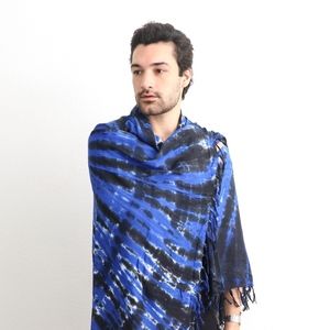 Authentic Indonesian Sarong (BLU Tie-Dye - Unisex)
